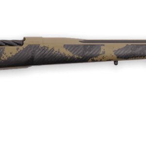 Weatherby MAX01N338LR8B Mark V Apex .338 Lapua Magnum 26" 7mm PRC 26" Graphite Black & Tan Cerakote Fluted Threaded Barrel, Tan Cerakote Steel Drilled & Tapped Receiver, Carbon Fiber w/Brown & Tan Spo