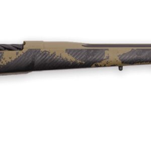 Weatherby MAX01N7MMPR8B Mark V Apex 7mm PRC 3+1 26" Graphite Black & Tan Cerakote Fluted Threaded Barrel, Tan Cerakote Steel Drilled & Tapped Receiver, Carbon Fiber w/Brown & Tan Sponge Accents Fixed