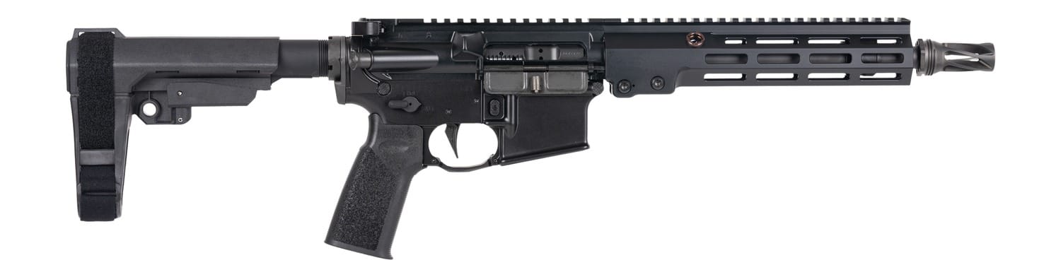 Geissele Automatics 08562B Super Duty MOD1 5.56 NATO No Magazine 10.30" Threaded Barrel Black Cerakote Aluminum Receiver w/Picatinny Rail, M-LOK Handguard, Black Polymer SB Tactical SBA3 Brace, Mil-Sp