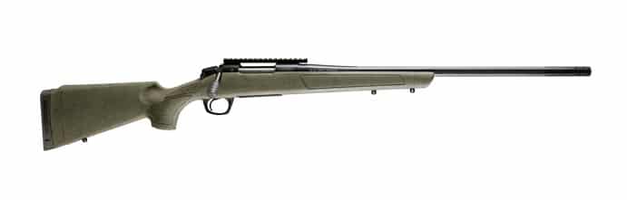 CVA CR3980G Cascade XT 22 Creedmoor 4+1 Graphite Black Cerakote Fluted Threaded Barrel, Graphite Black Cerakote Receiver w/Picatinny Rail, OD Green w/Black Webbing Adjustable Synthetic Stock