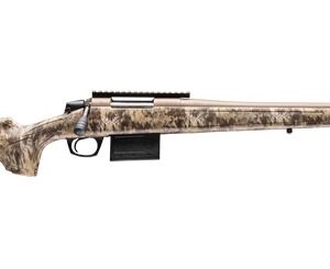 CVA CR4058 Cascade Varmint Hunter 25 Creedmoor 10+1 20" Flat Dark Earth Cerakote Threaded Barrel & Receiver w/Picatinny Rail, Krytek Highlander Adj Comb & LOP Synthetic Stock