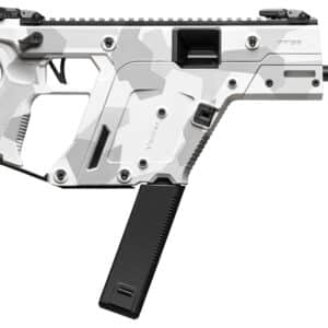 Kriss USA KV453PAD00 Vector SDP Gen3 45 ACP 30+1 5.50" Black Nitride Threaded Barrel, Arctic Delta Cerakote Receiver w/Picatinny Rail, Rear Picatinny Rail, M-LOK Handguard, White Polymer Grip