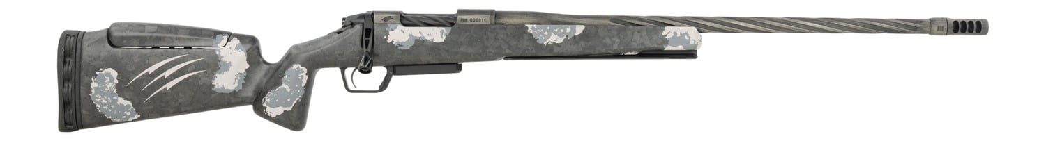 Fierce Firearms RIVSSN22CM22 Rival Twisted Rival XP 2.0 NRL Edition 22 Creedmoor 22" Black Cerakote Stainless Steel Spiral Fluted Barrel & Drilled & Tapped Receiver, Arca Rail Forend, Carbon Matrix Pu