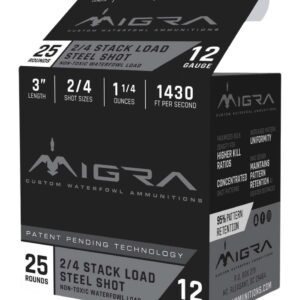 MIGRA M12AS24   12G 3"     2-4SHT 1.25       25/10