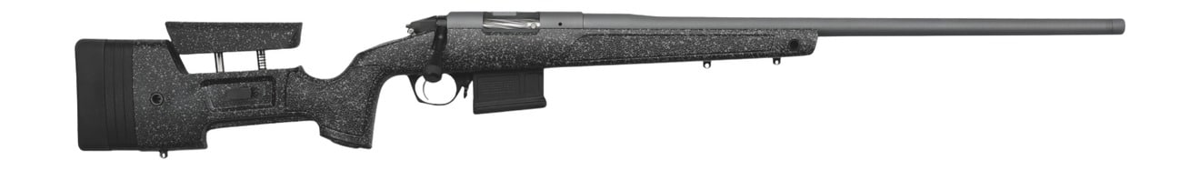 Bergara Rifles BPR20-25CM Premier HMR Pro 25 Creedmoor 5+1 24" Tactical Gray Cerakote Threaded Barrel, Tactical Gray Cerakote Drilled & Tapped Stainless Steel Receiver, Mini Chassis w/Adj Cheek & LOP