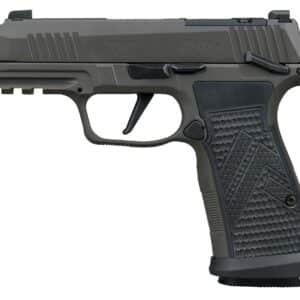 Sig Sauer 365AXGCA9LEGIONMSCA P365 AXG Legion 9mm Luger 10+1 3.10" Legion Gray Cerakote Integrated Compensator/Optic Ready/Serrated Slide, Legion Gray Cerakote Stainless Steel Frame w/Picatinny Rail,