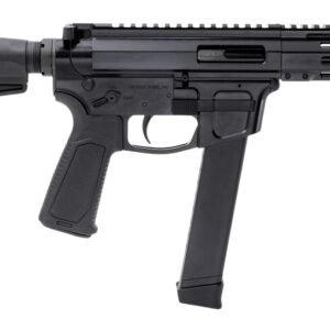 Gforce Arms GFHYB745 Jawbone  45 ACP 26+1 7" Black QPQ Threaded Barrel, Black Anodized Aluminum Alloy Receiver w/Picatinny Rail, Black Ace of Brace Paddle Pistol Brace, Black Polymer Grip, Ambidextrou