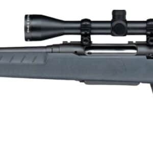 Savage Arms 33206 Axis 2 XP 30-06 Springfield 4+1 20" Matte Black Carbon Steel Threaded Barrel & Drilled & Tapped Receiver, Gray Synthetic Fixed w/Pistol Grip Stock, 3-9x40mm Duplex Scope, Left Hand