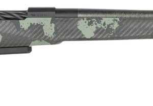 Fierce Firearms RIVSCX22CM22BF Carbon Rival XP 2.0 22 Creedmoor 3+1 22" Carbon Fiber Match Grade Barrel, Black Cerakote Stainless Steel Drilled & Tapped Receiver, Forest Camo Push Button Adj Cheek Pie