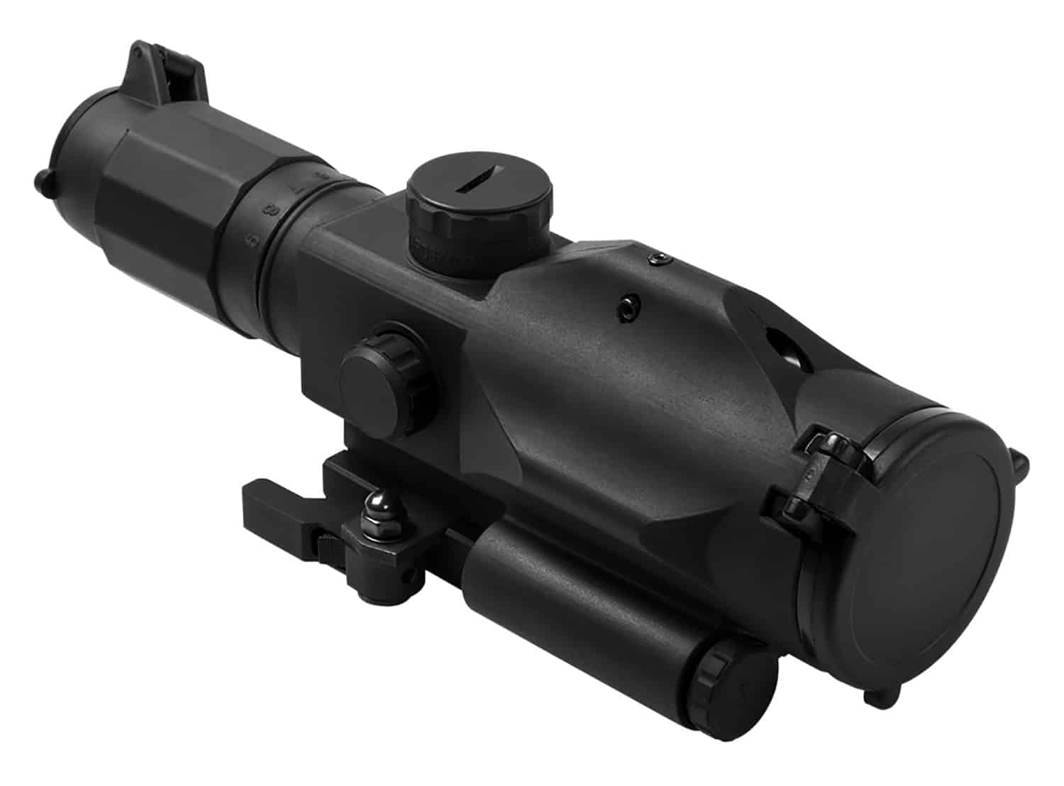 NcStar VSRTP3940GV3 SRT Gen 3 Black Hardcoat Anodized 3-9x40mm Illuminated P4 Sniper Reticle Green Laser