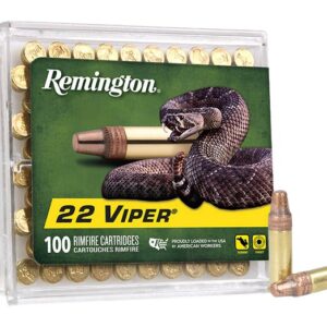 Remington Ammunition 21288 Viper 22LR 36gr Truncated Cone Solid 100 Per Box/50 Case