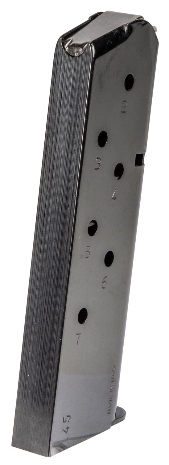 Mec-Gar MGCG4507B 1911 Government 7rd 45 ACP, Blued Carbon Steel