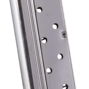 Mec-Gar MGCGOV9LN 1911 Government 9rd 9mm Luger, Nickel Carbon Steel