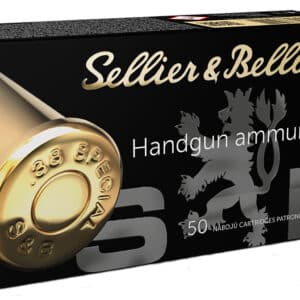 Sellier & Bellot SB38P Handgun 38Special 158gr Full Metal Jacket 50 Per Box/20 Case