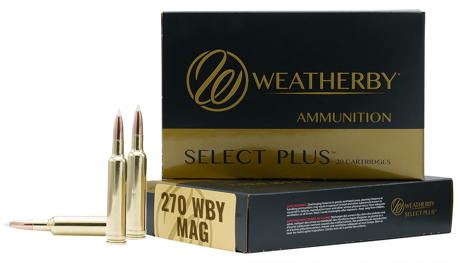 Weatherby Select Plus .270 Weatherby Magnum 130-grain Barnes TTSX ammunition