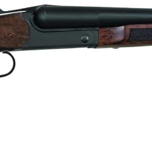 Charles Daly 500 20 gauge side-by-side shotgun with 20-inch barrel and checkered walnut stock