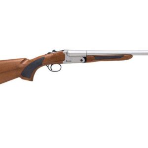 Citadel Boss Coach 20 gauge side-by-side shotgun with 18.5-inch barrel and nickel finish
