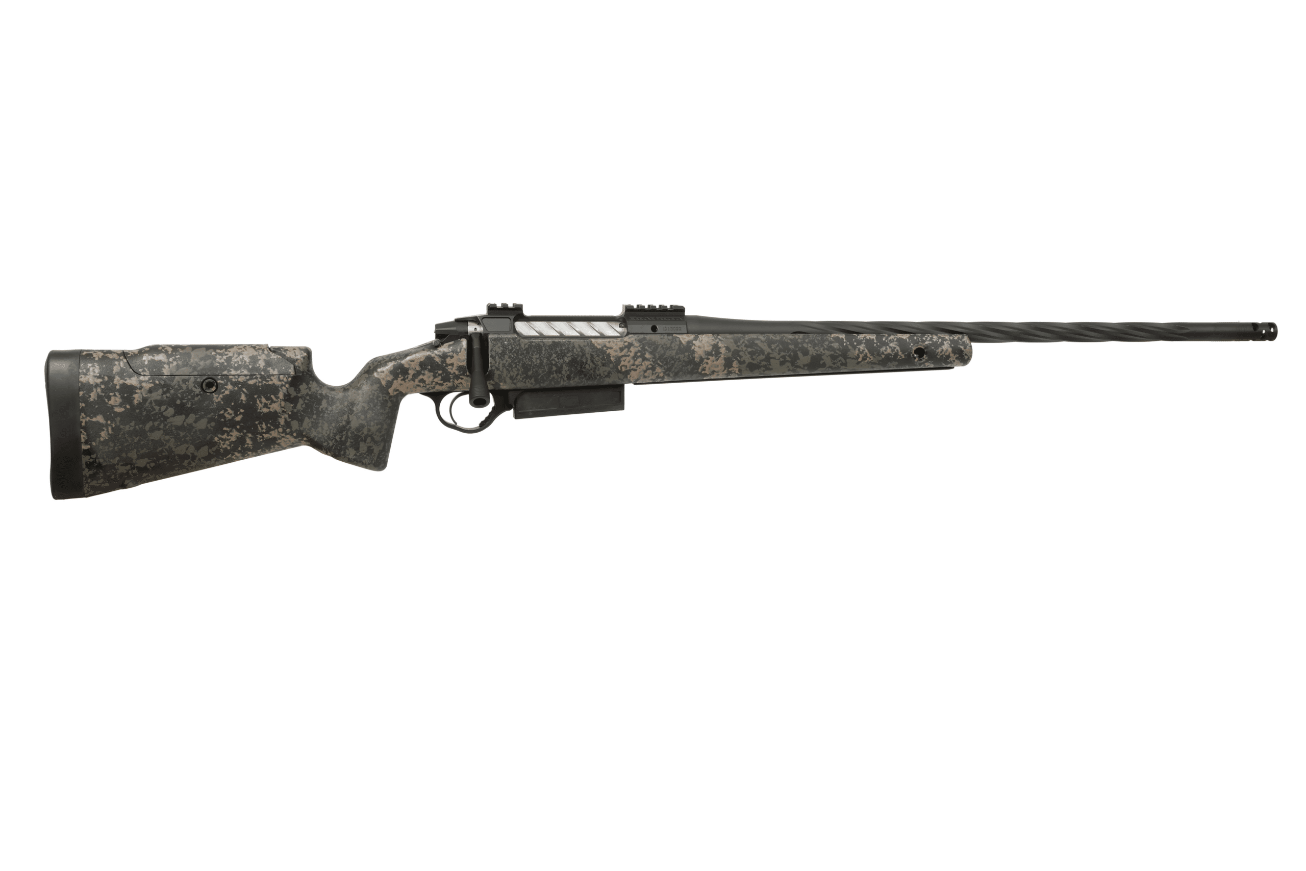 Seekins Precision Havak PH3 6 Creedmoor rifle with 24-inch barrel and Woodland Shadow stock