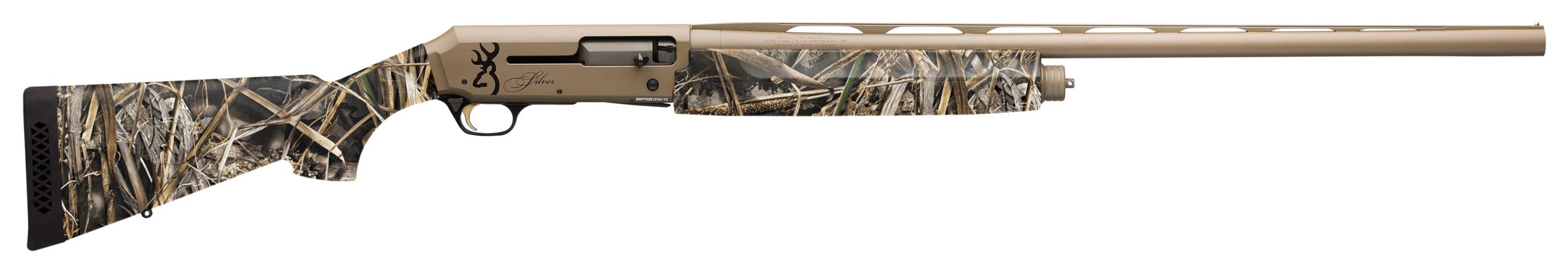 Browning Silver Field 12 gauge shotgun with 26-inch barrel and Realtree Max-7 stock