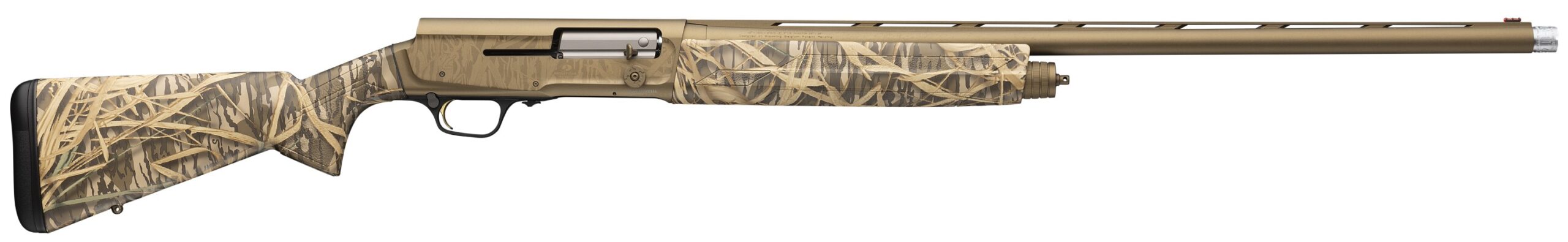 Browning A5 Wicked Wing 16 gauge semi-auto shotgun with 28-inch barrel and camouflage stock