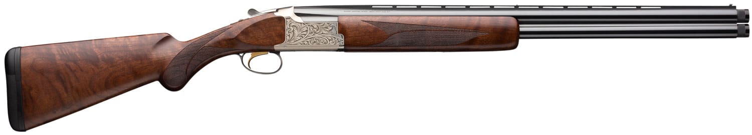 Browning 018163304 Citori Feather Lightning 12 Gauge 28" Barrel 3" 2rd, Blued Steel Barrel, Satin Nickel Finished Engraved Alloy Receiver,  American Black Walnut Stock With Lightening Style Grip