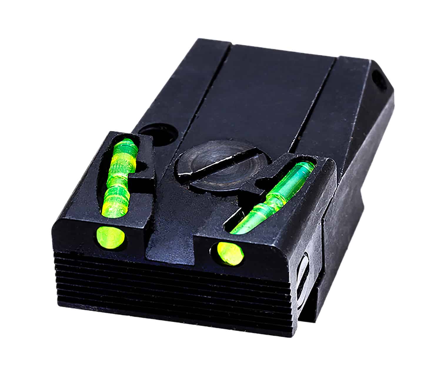HiViz MKAD211 Adjustable Rear Sight Ruger MK i, II, III & IV Green Fiber Optic