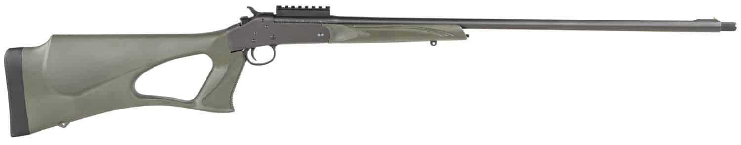 Stevens 301 Turkey .410 bore single-shot shotgun with OD green thumbhole stock