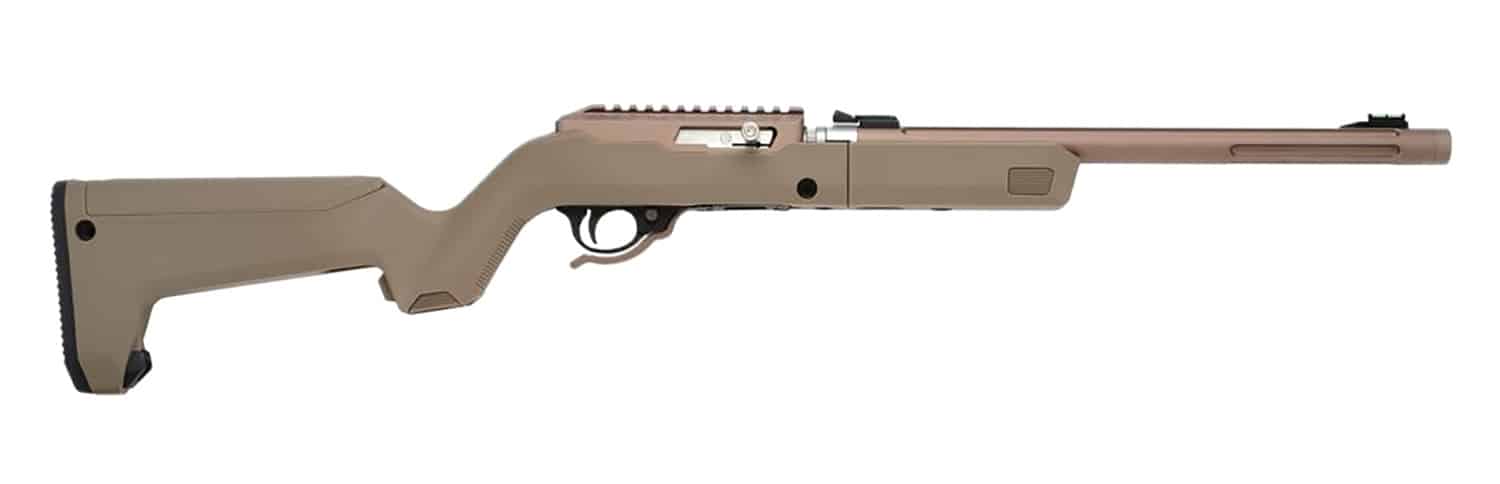 Tactical Solutions ATD2QSBBFDE X-Ring Takedown VR 22 LR 10+1 16.50" Quicksand Threaded Barrel, Quicksand Scope Rail Receiver, Flat Dark Earth Magpul X-22 Backpacker Synthetic Stock, Ambidextrous