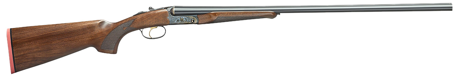 F.A.I.R. FRISTGAR1228 Iside T Garda 12 Gauge Break Open 2rd 28" Blued Side By Side Barrel, Color Case Hardened Receiver, Fixed w/Pistol Grip Walnut Stock, TechniChoke System