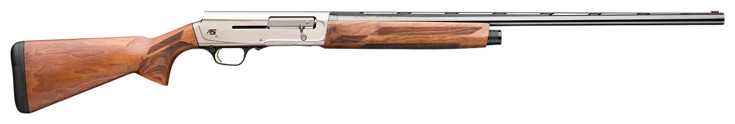 Browning A5 Upland 12 Gauge semi-auto shotgun with 28-inch barrel and walnut stock