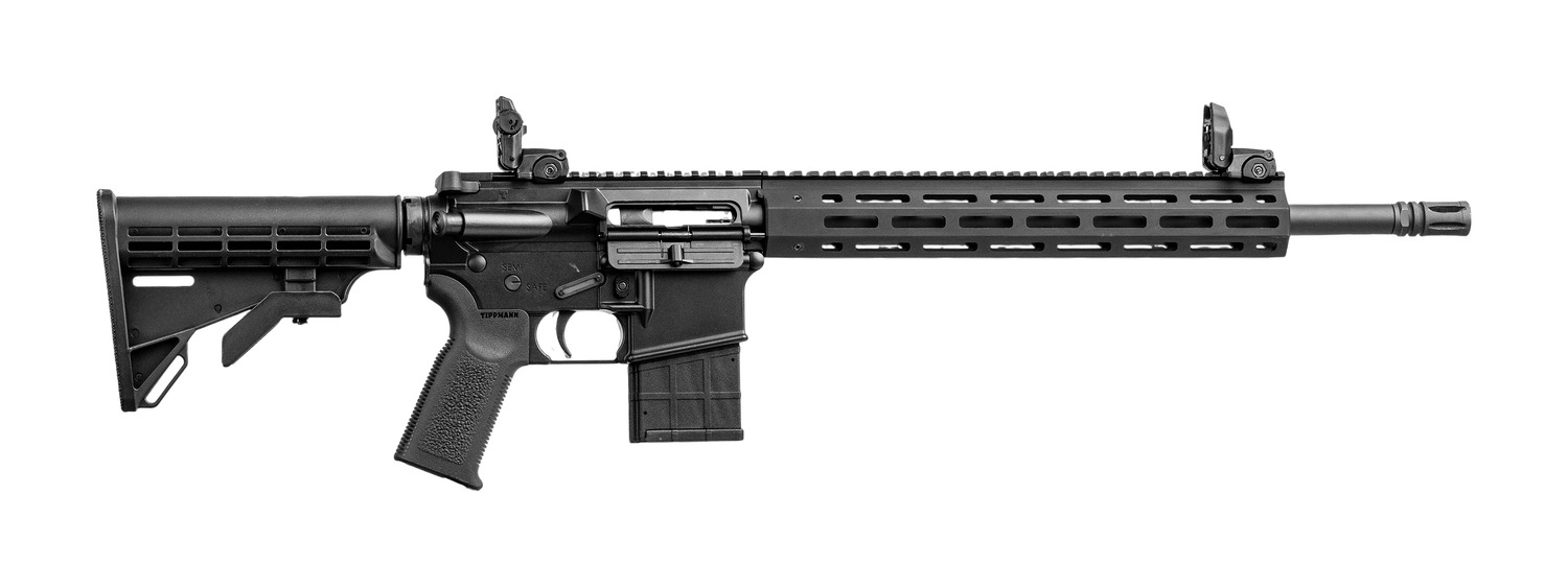 Tippmann Arms A101260 M4-22 Elite 22 WMR 10+1 16" Black Parkerized Barrel, Matte Black Aluminum Receiver w/Picatinny Rail, M-LOK Handguard, Black CAR15 Polymer Stock, Black Gen2 Grip, Right Hand