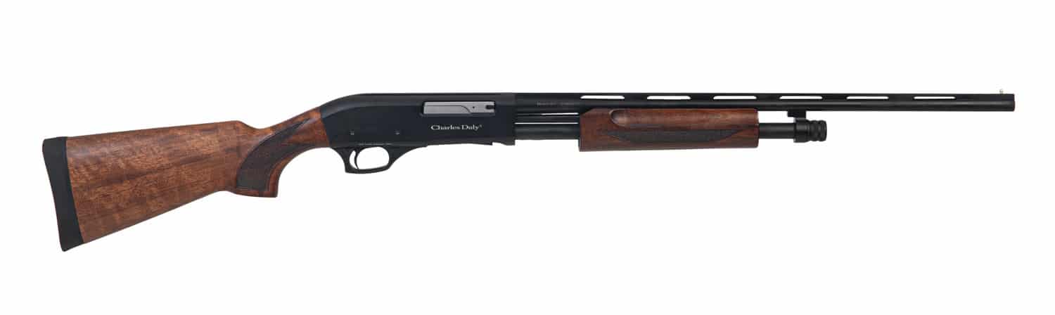 Charles Daly 301 Field Compact .410 Bore pump shotgun with 22-inch barrel and walnut stock