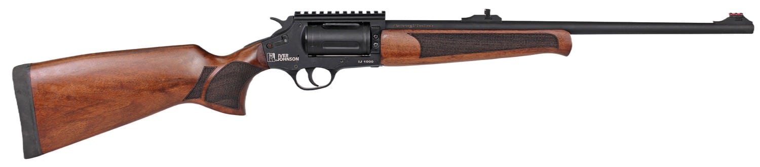Iver Johnson IJ1000 .410 Bore revolver shotgun with 20-inch barrel and matte black finish