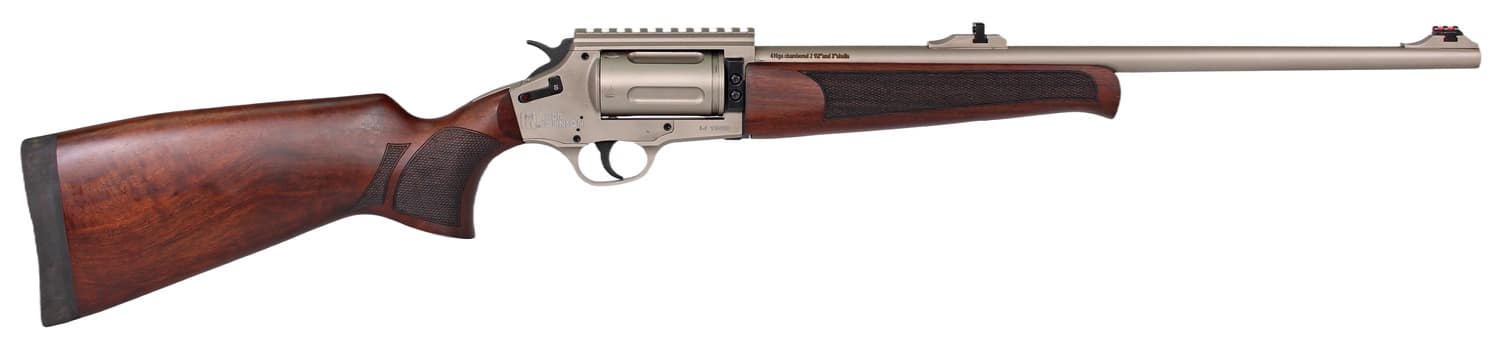 Iver Johnson IJ1000SN .410 Bore revolver shotgun with 20-inch barrel and Picatinny rail