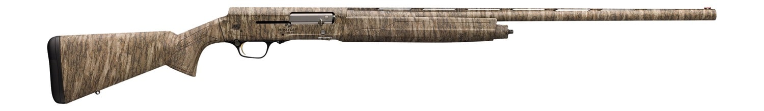 Browning 0119526005 A5 20 Gauge Semi-Auto 3" 3- 2.75" Shells 26" Overall Mossy Oak Bottomland Vent Rib Barrel, Aluminum Alloy Receiver & Adjustable Mossy Oak Bottomland Synthetic Stock