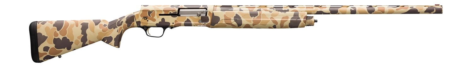 Browning A5 20 gauge semi-auto shotgun with Vintage Tan camo finish