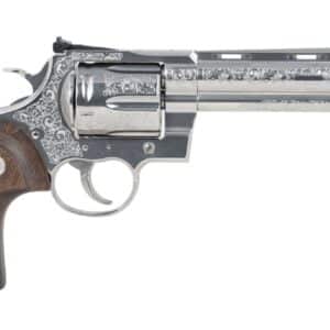 Colt Mfg ANACONDASP6RTSSEG Anaconda Sports South Exclusive 44 Mag 6 Shot 6" Stainless Steel Barrel, Cylinder & Frame, Walnut Grip, Transfer Bar Safety, Exposed Hammer