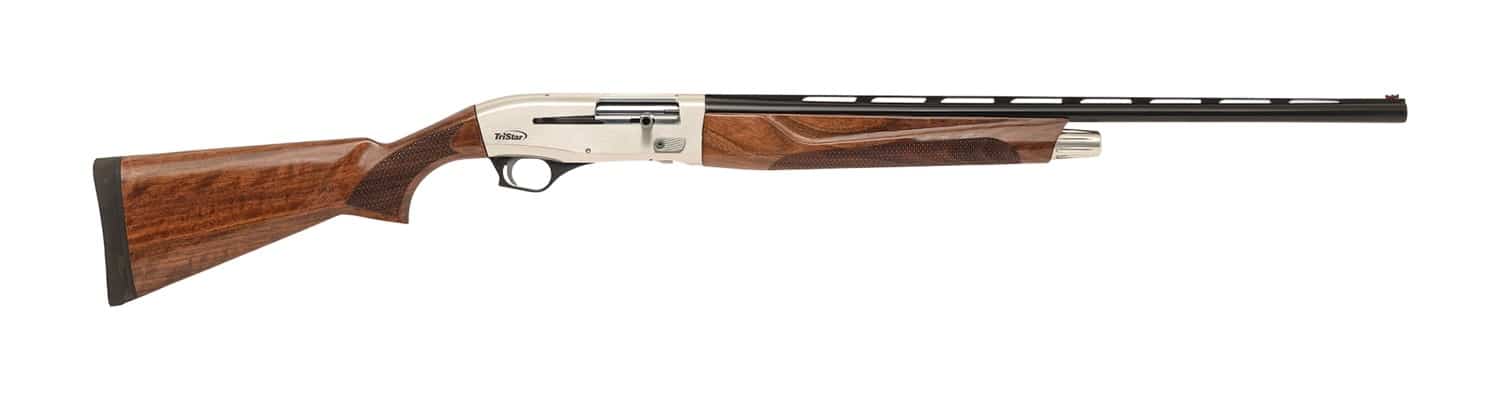 TriStar Viper G3 Silver 20 Gauge semi-auto shotgun with walnut stock