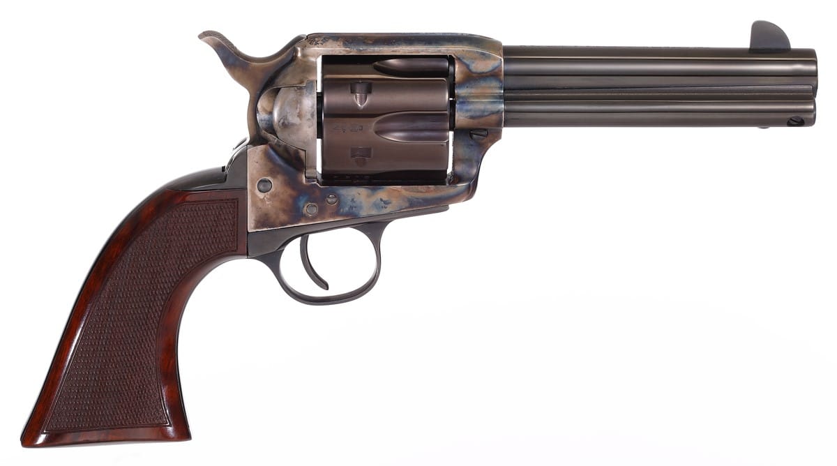 TAYLOR'S & COMPANY GUNFIGHTER single-action revolver with 4.75-inch barrel and walnut grip
