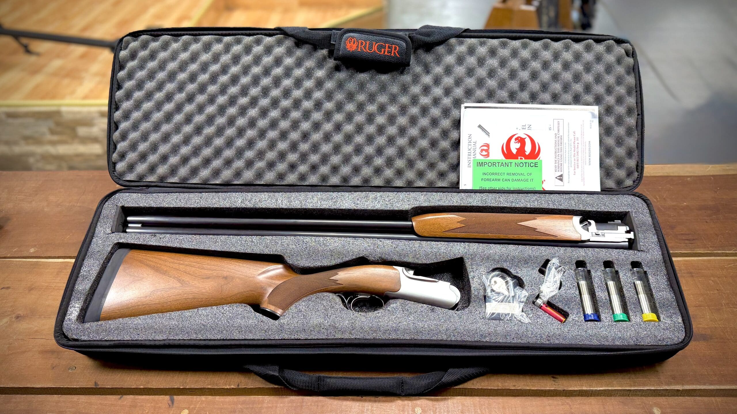 *NEW IN BOX* DISCONTINUED RUGER RED LABEL 20 GAUGE OVER/UNDER