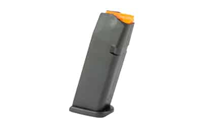 Glock G21 Gen5 13-round black magazine with orange follower