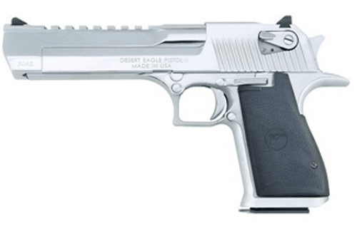 Magnum Research Desert Eagle Mark XIX .44 Magnum pistol with 6-inch barrel and polished chrome finish
