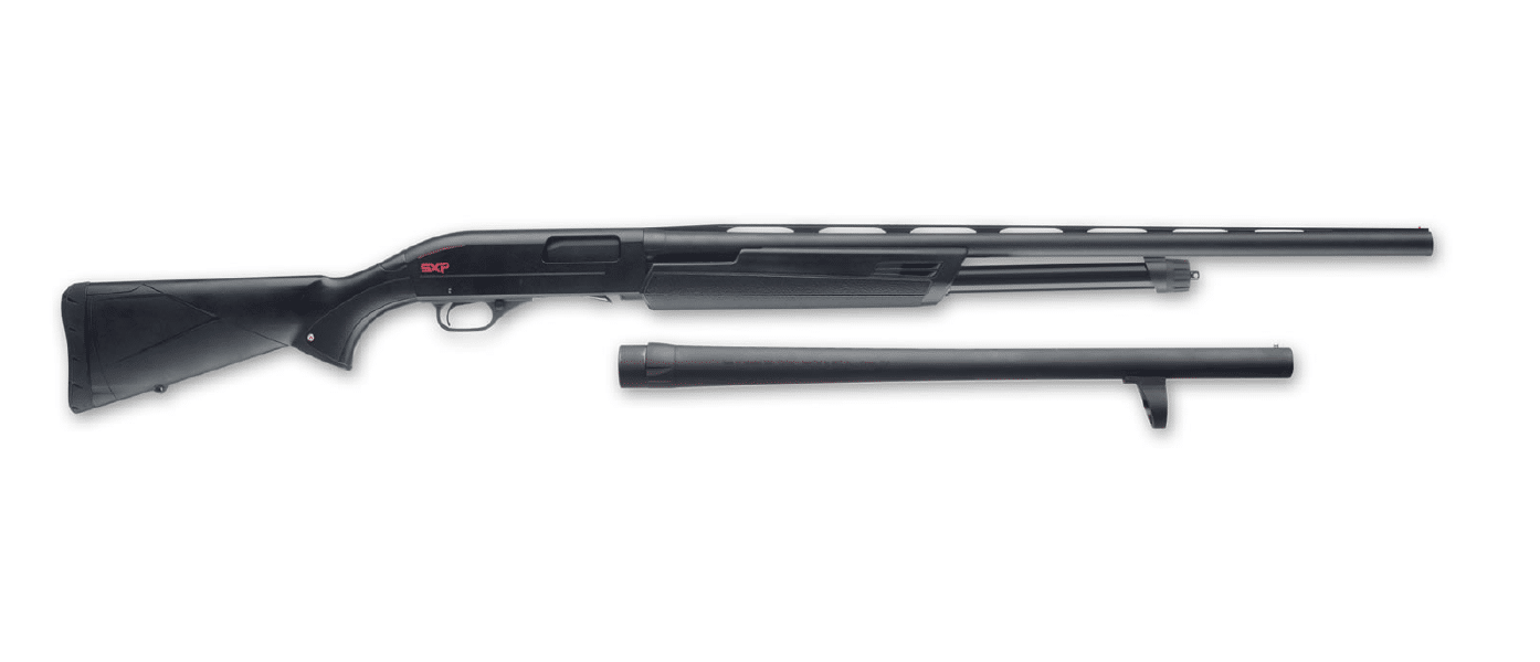 Winchester SXP Camp/Field Combo 20 Gauge pump shotgun with black composite stock