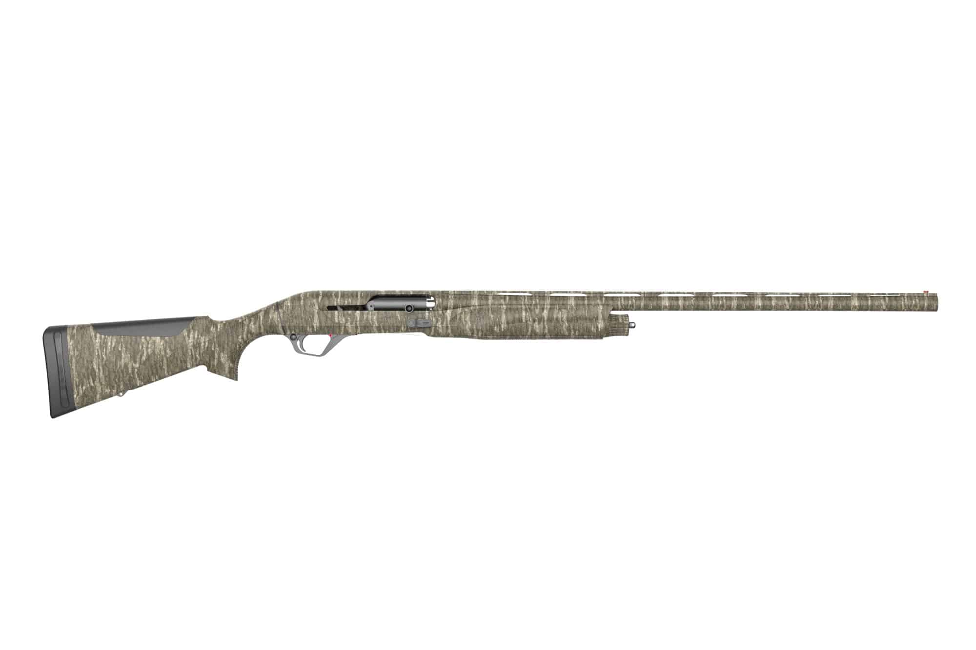 Retay USA ACE 20 gauge semi-auto shotgun with 26-inch barrel and Mossy Oak Bottomland finish