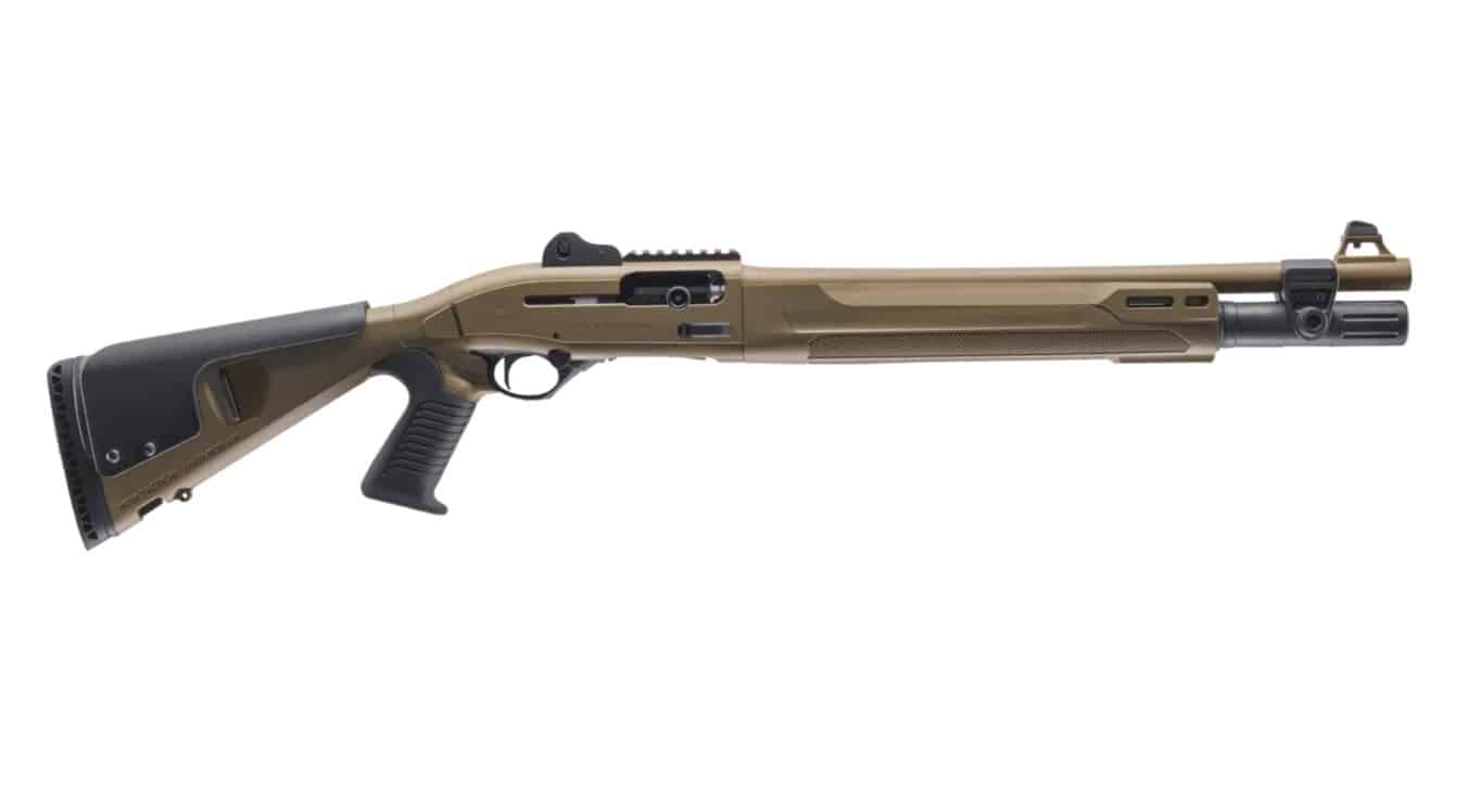 Beretta 1301 Tactical C Mod 2 12 gauge FDE shotgun with 18.5-inch barrel and pistol grip