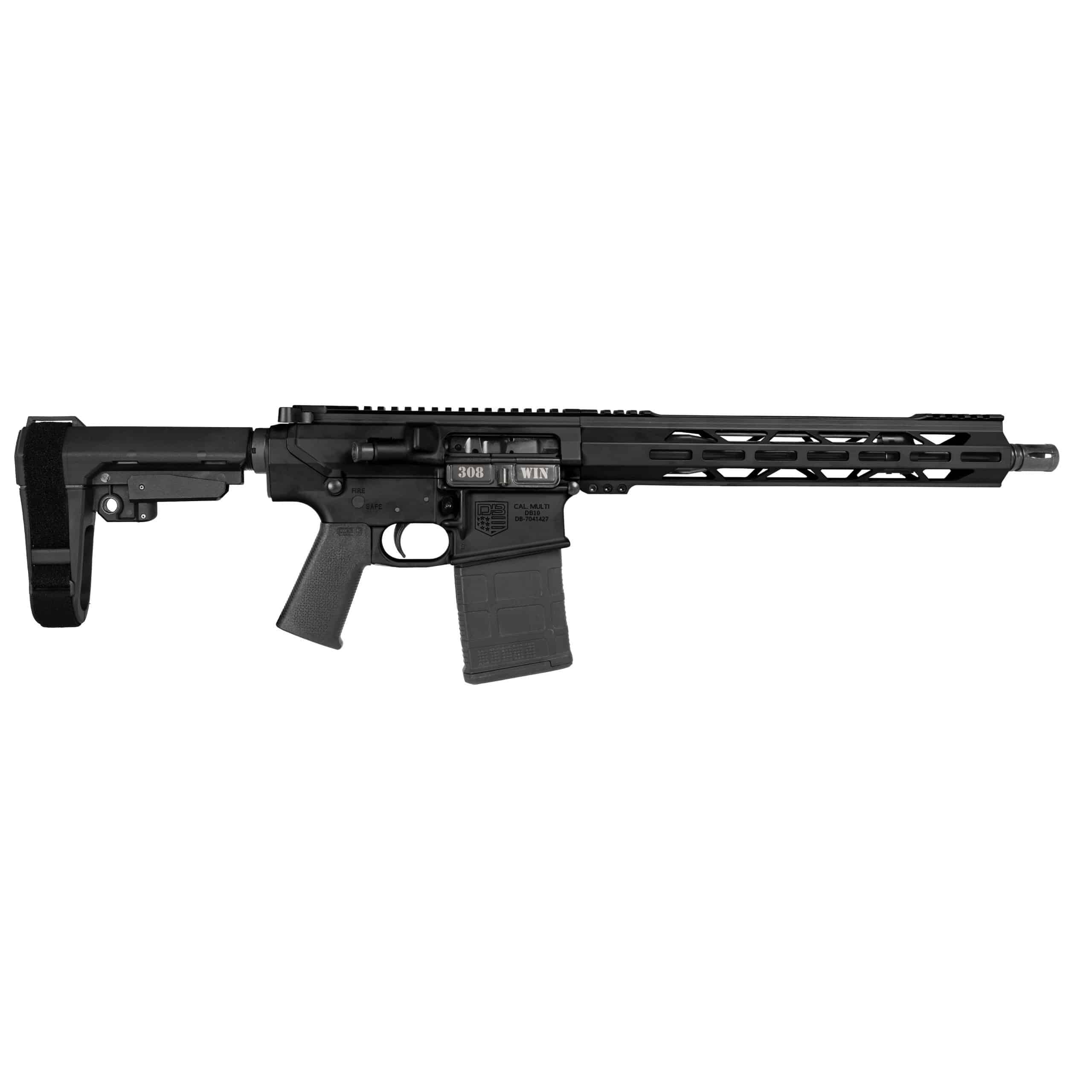 DIAMONDBACK FIREARMS DB10 PIST 308WIN BLK SBA3