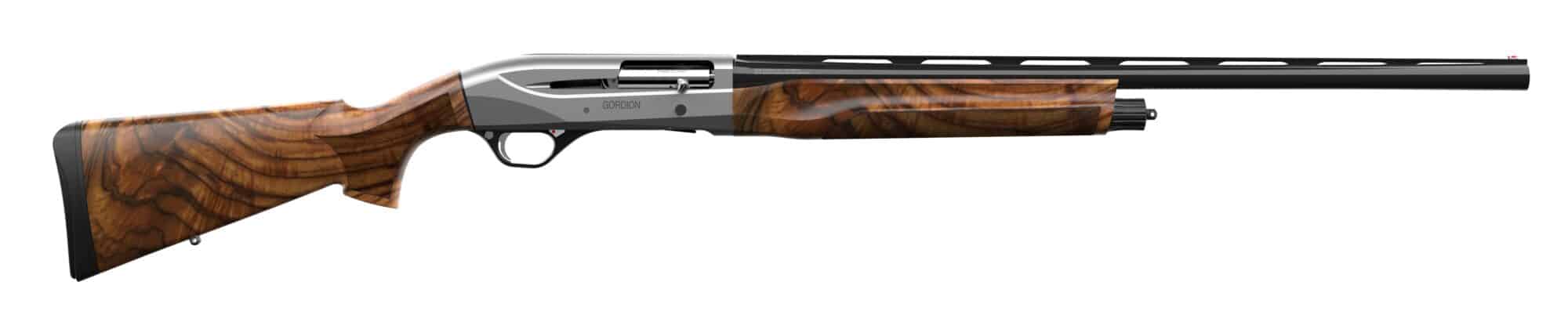 Retay Gordion compact 20 Gauge semi-auto shotgun with 24-inch barrel and walnut grey finish