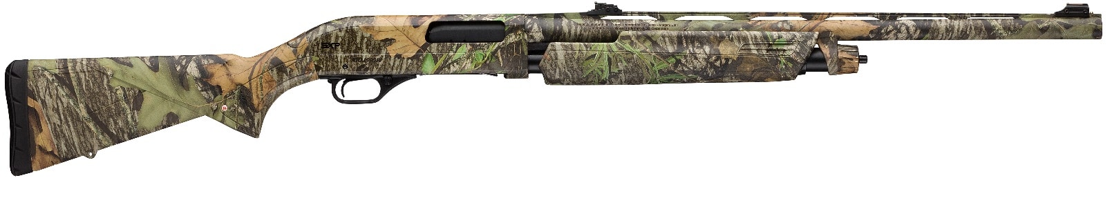 Winchester SXP Turkey Hunter pump shotgun with 24-inch barrel and Mossy Oak Obsession finish